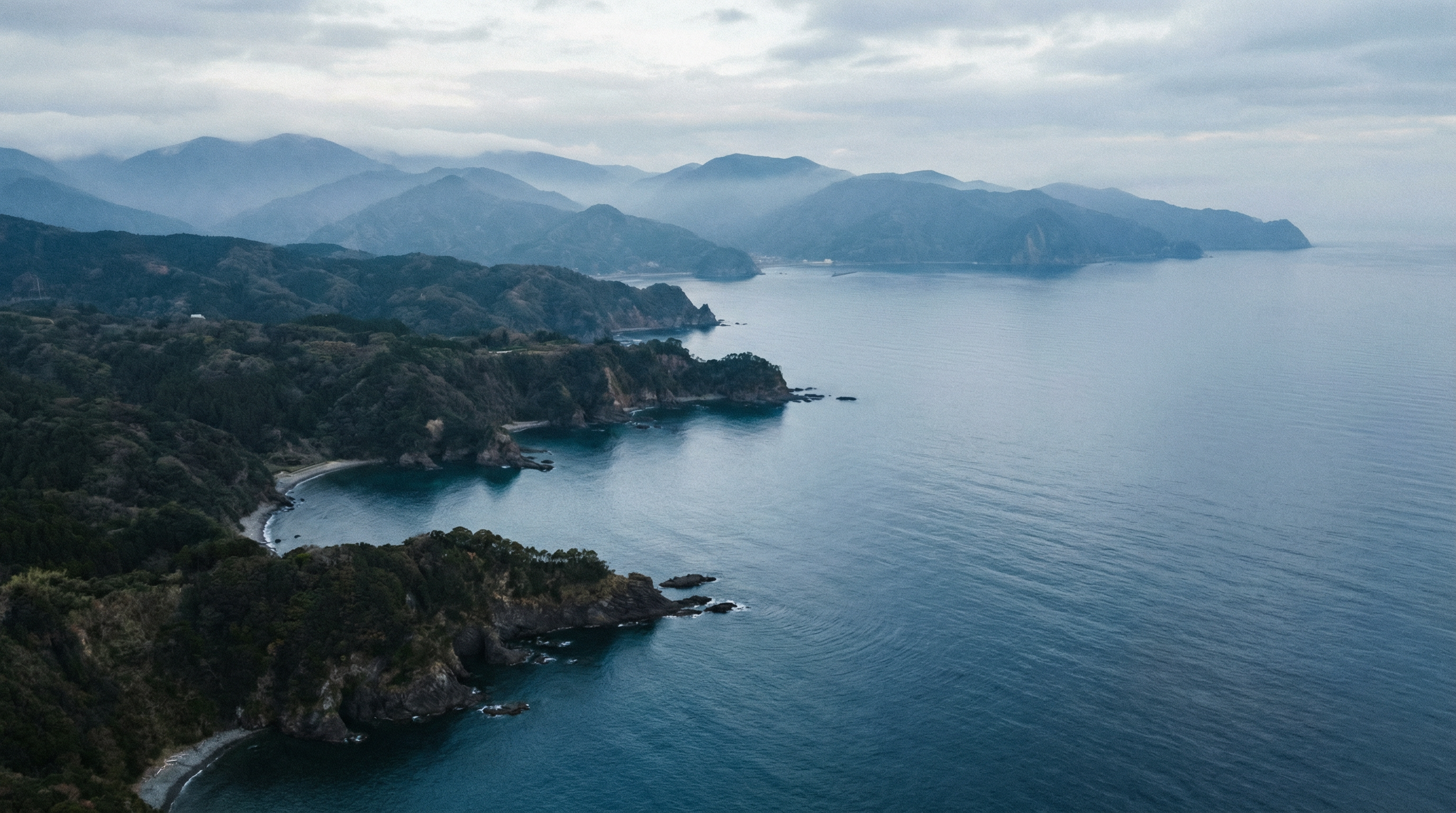 伊豆の静謐な海
